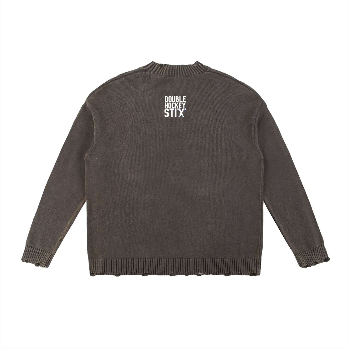 HEX VINTAGE WASHED FRAYED PREMIUM SWEATER
