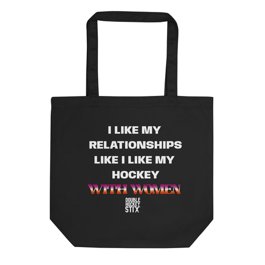 WITH WOMEN LESBIAN PRIDE TOTE