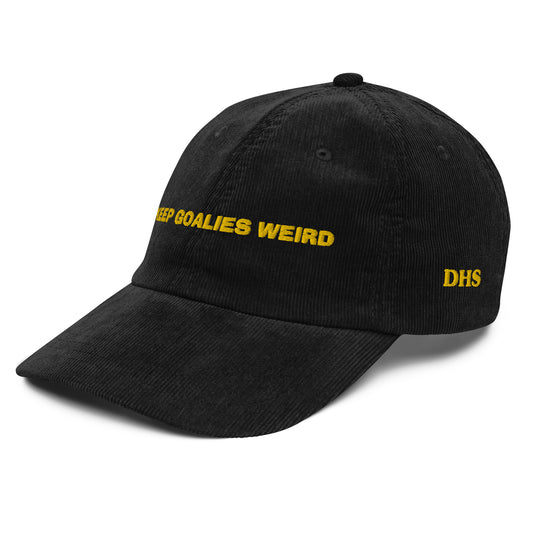 KEEP GOALIES WEIRD CORD DAD HAT