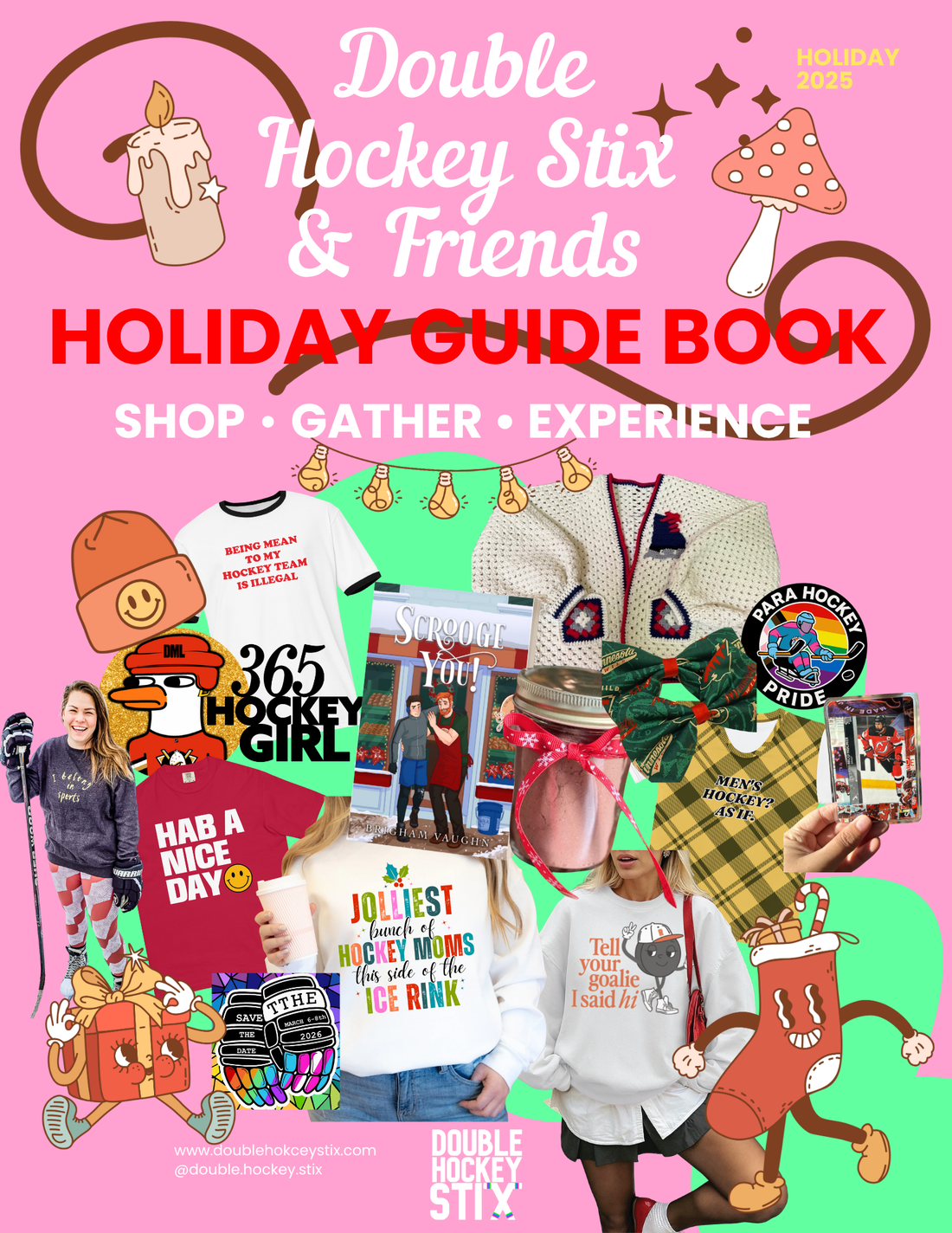 DOUBLE HOCKEY STIX & FRIENDS HOLIDAY GUIDE BOOK