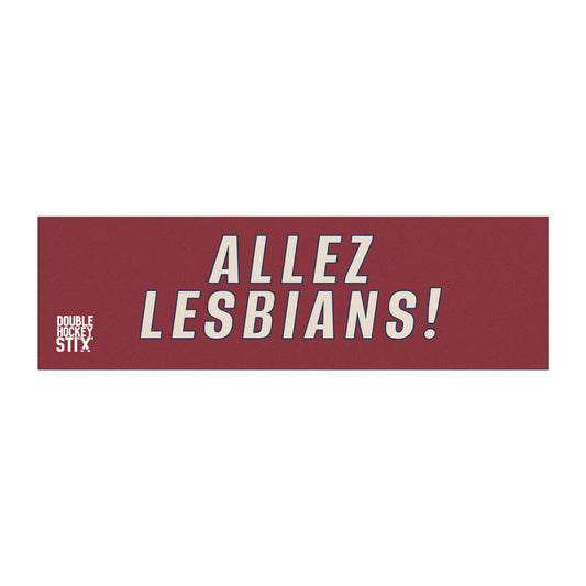 ALLEZ LESBIANS! CAR MAGNET