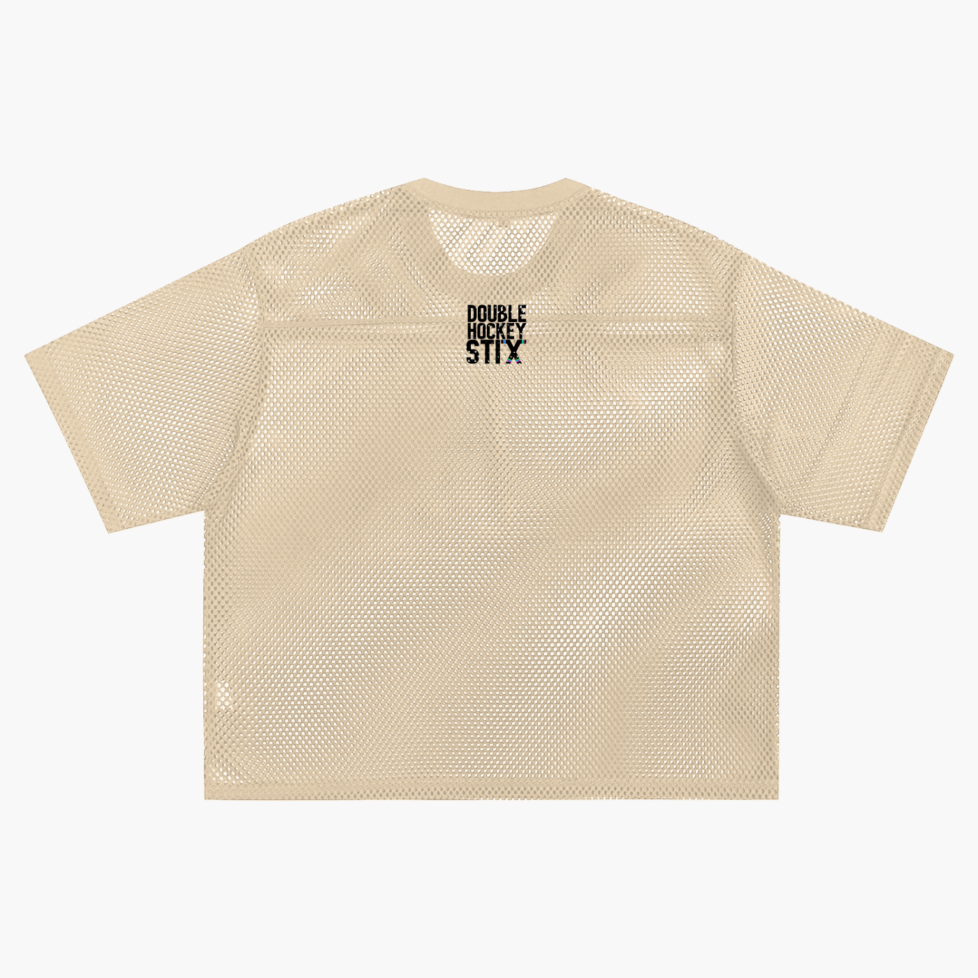 BITCH SEE THRU BOXY NET TEE