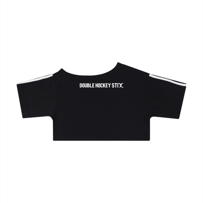 90S RACER JERSEY NUMBER OFF THE SHOULDER CROP