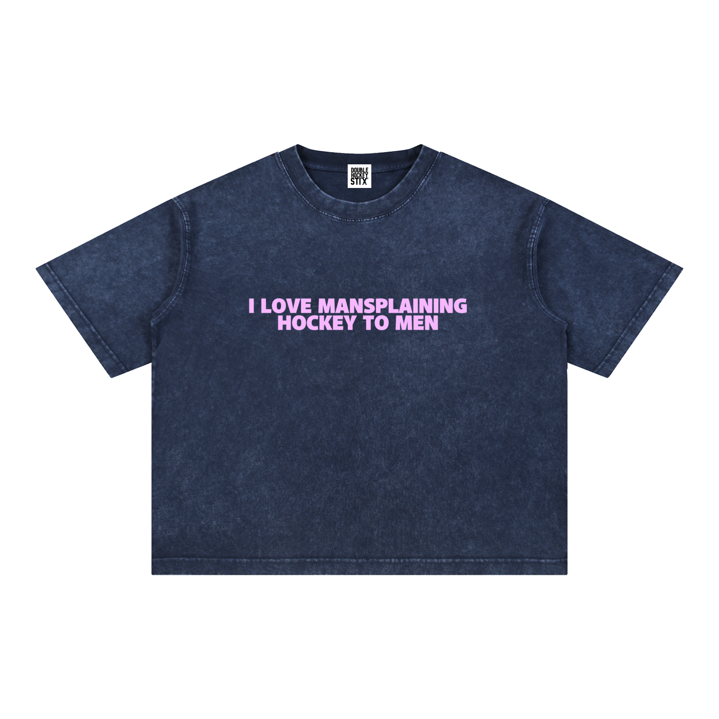 I LOVE MANSPLAINING PREMIUM MINERAL WASH BOXY CROP