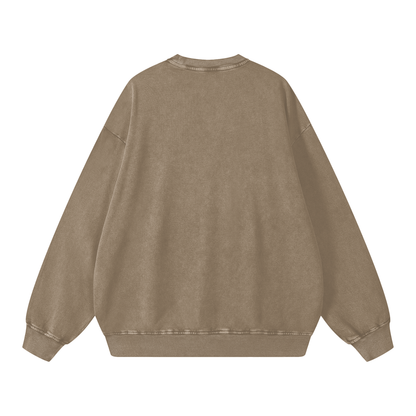 I LOVE MANSPLAINING PREMIUM SNOW WASH CREW NECK