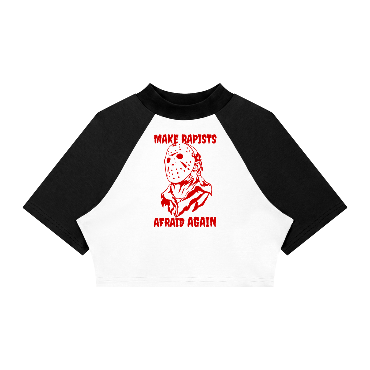 AFRAID RAGLAN TEE