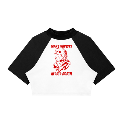 AFRAID RAGLAN TEE