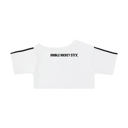 90S RACER JERSEY NUMBER OFF THE SHOULDER CROP