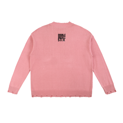 HEX VINTAGE WASHED FRAYED PREMIUM SWEATER