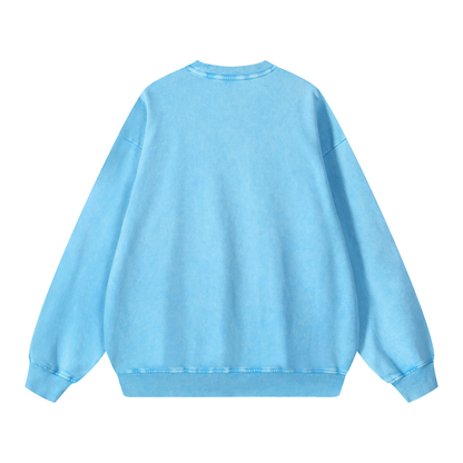 I LOVE MANSPLAINING PREMIUM SNOW WASH CREW NECK