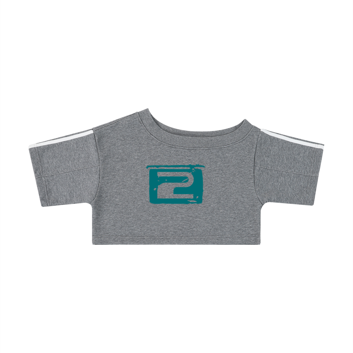 90S RACER JERSEY NUMBER OFF THE SHOULDER CROP