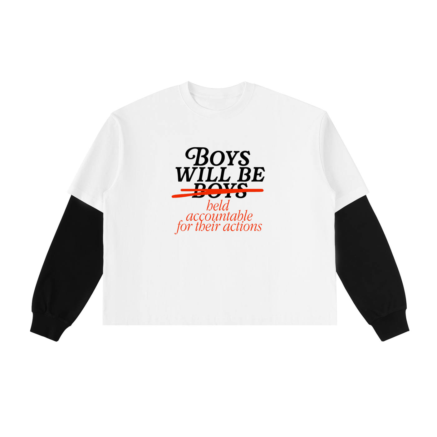 BOYS WILL BE LAYERED TEE