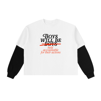 BOYS WILL BE LAYERED TEE