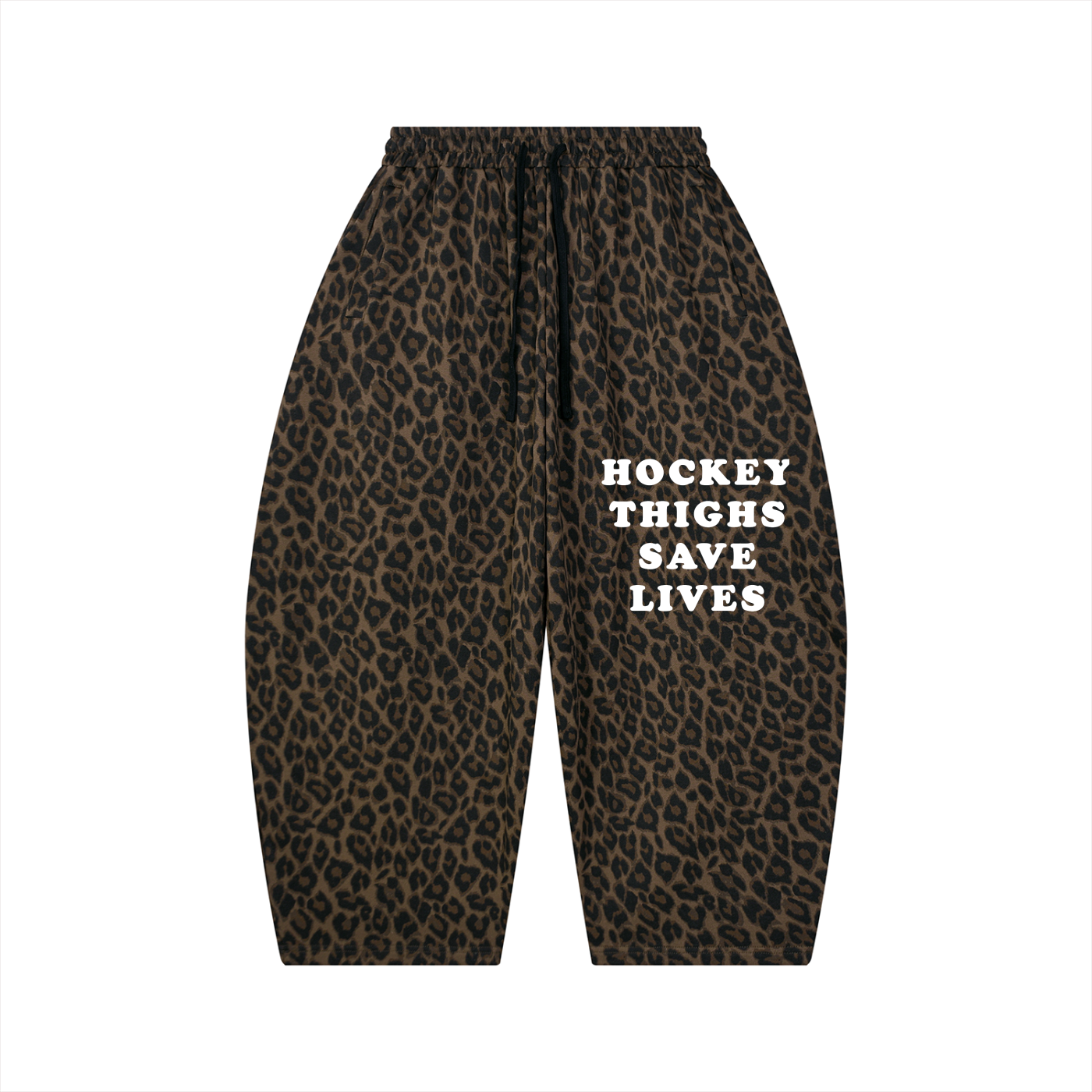 HOCKEY THIGHS LEOPARD BARREL PANT