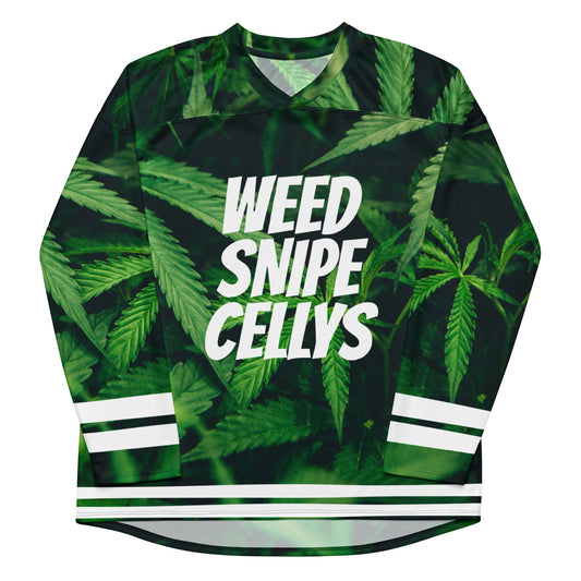 WEED SNIPE CELLYS RECYCLED HOCKEY JERSEY