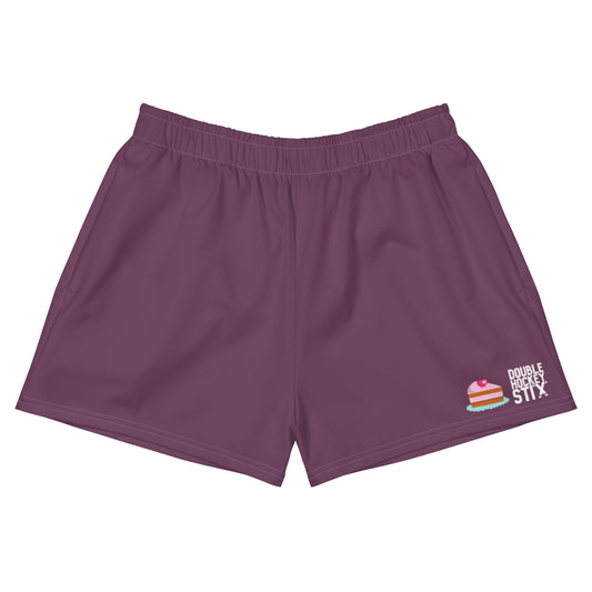 MIGHTY CAKE EATER RECYCLED SHORTS (PLUM)