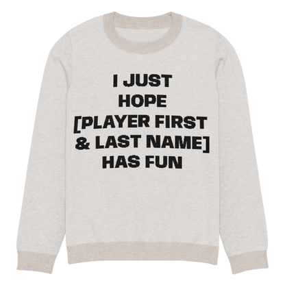 CUSTOM FUN SWEATER