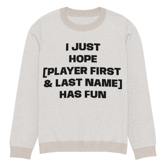 CUSTOM FUN SWEATER