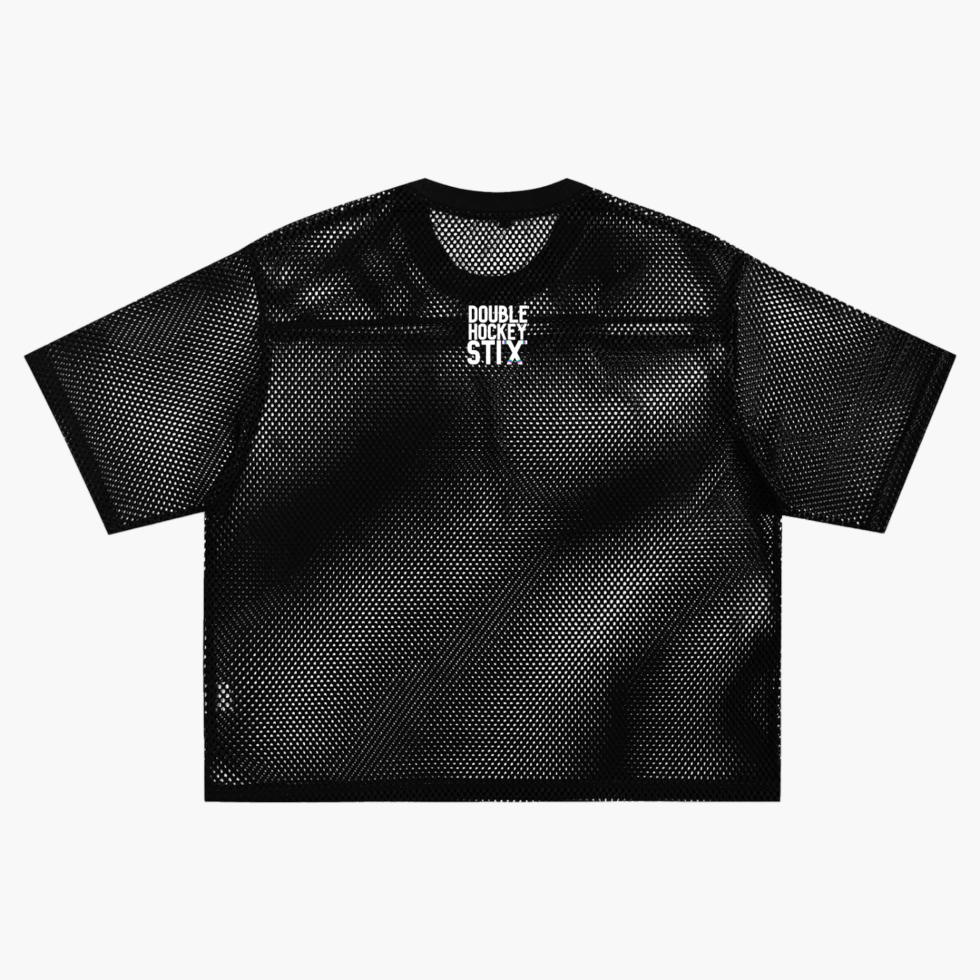 BITCH SEE THRU BOXY NET TEE