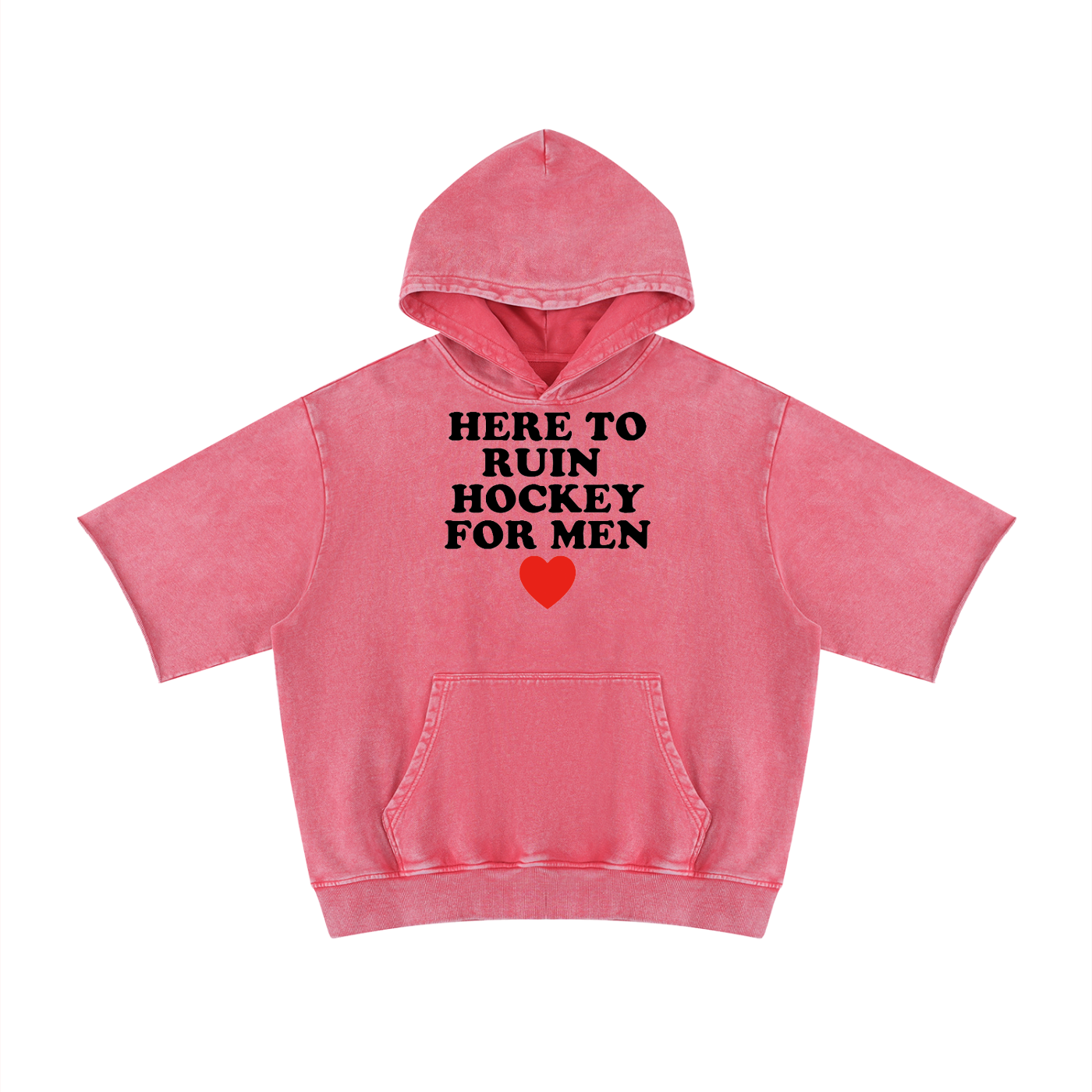 HERE TO RUIN SHORT SLEEVE HOODIE MVP COLLECTION