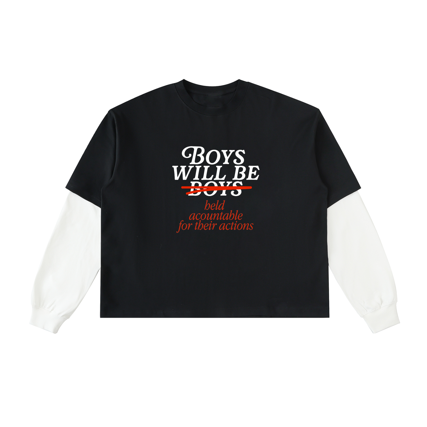 BOYS WILL BE LAYERED TEE