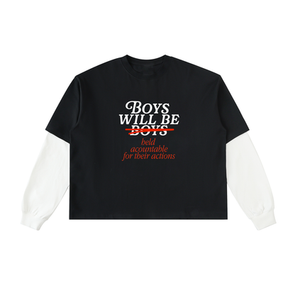 BOYS WILL BE LAYERED TEE