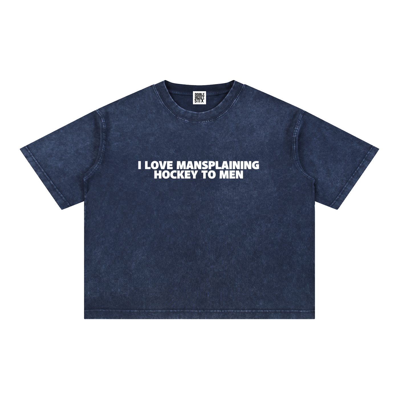 I LOVE MANSPLAINING PREMIUM MINERAL WASH BOXY CROP