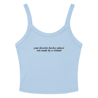 MADE BY A WOMAN MICRO RIB TANK